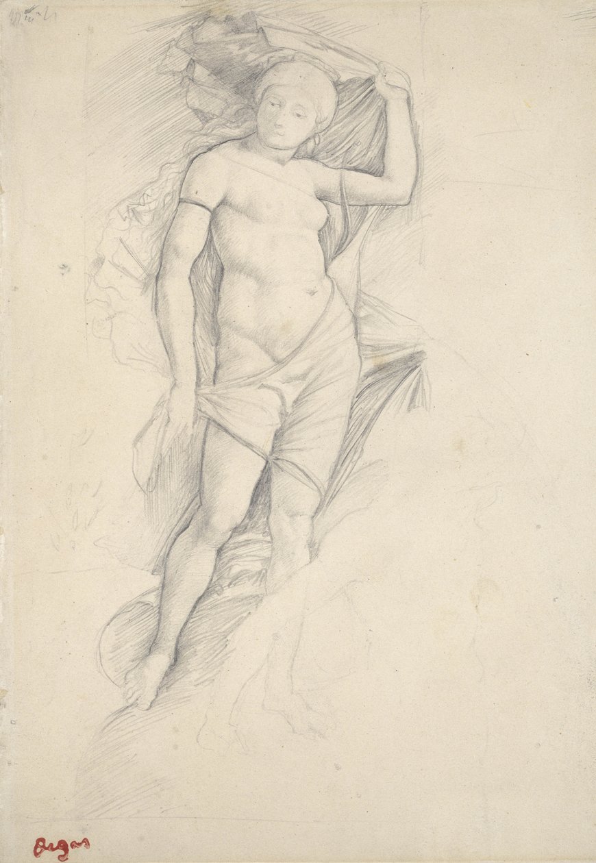 Venus, efter Mantegna, 1800-talet av Edgar Degas
