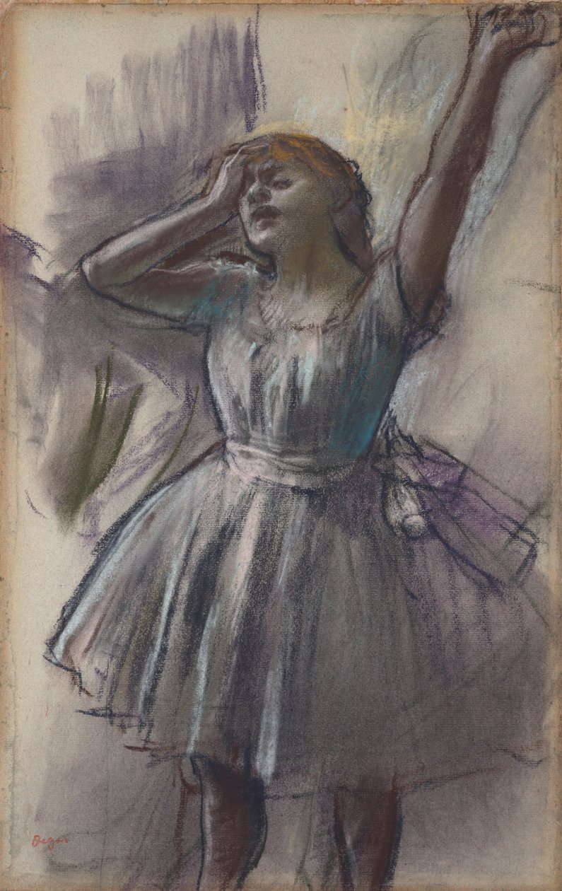Dancer Stretching av Edgar Degas