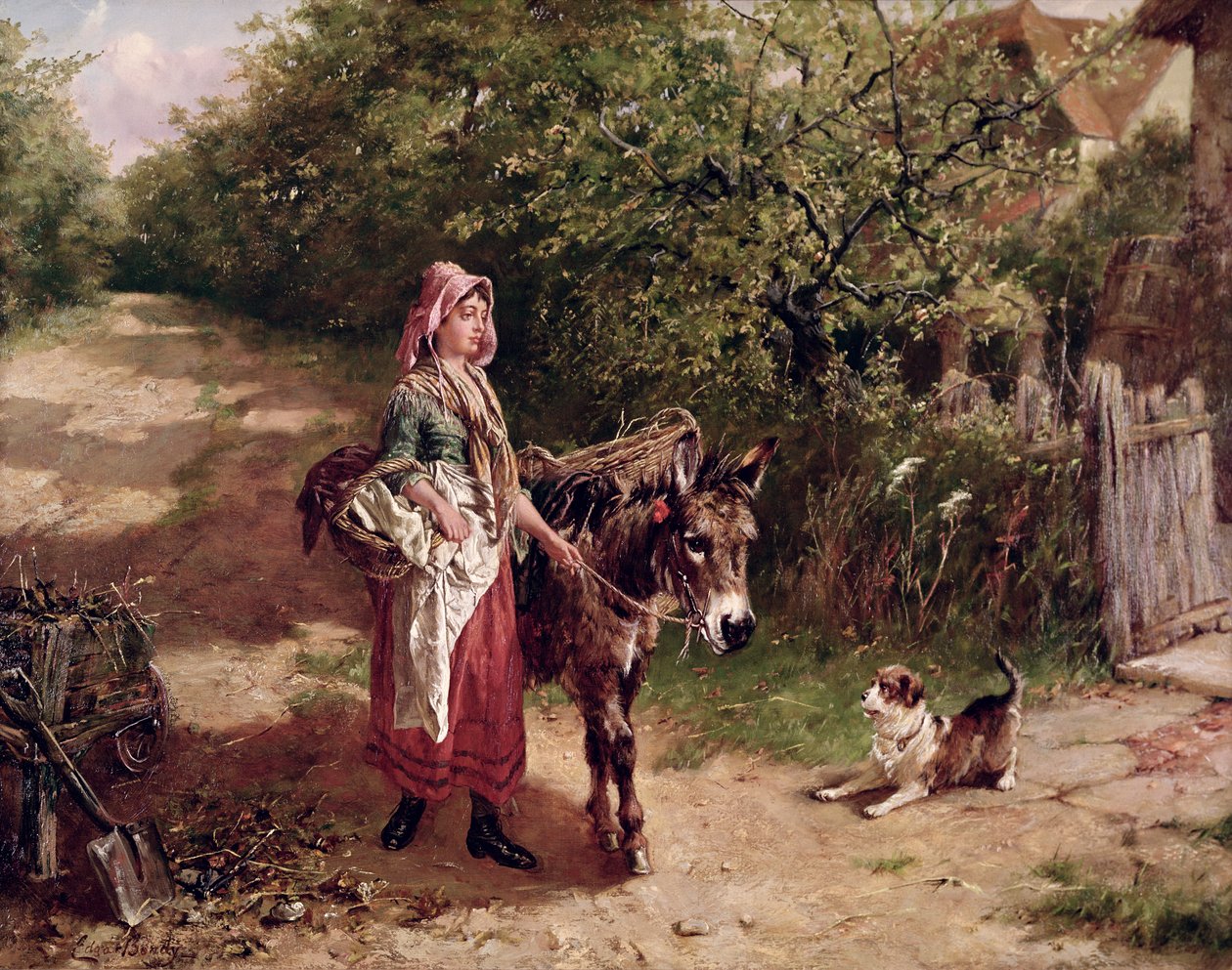 Hemma från marknaden av Edgar Bundy