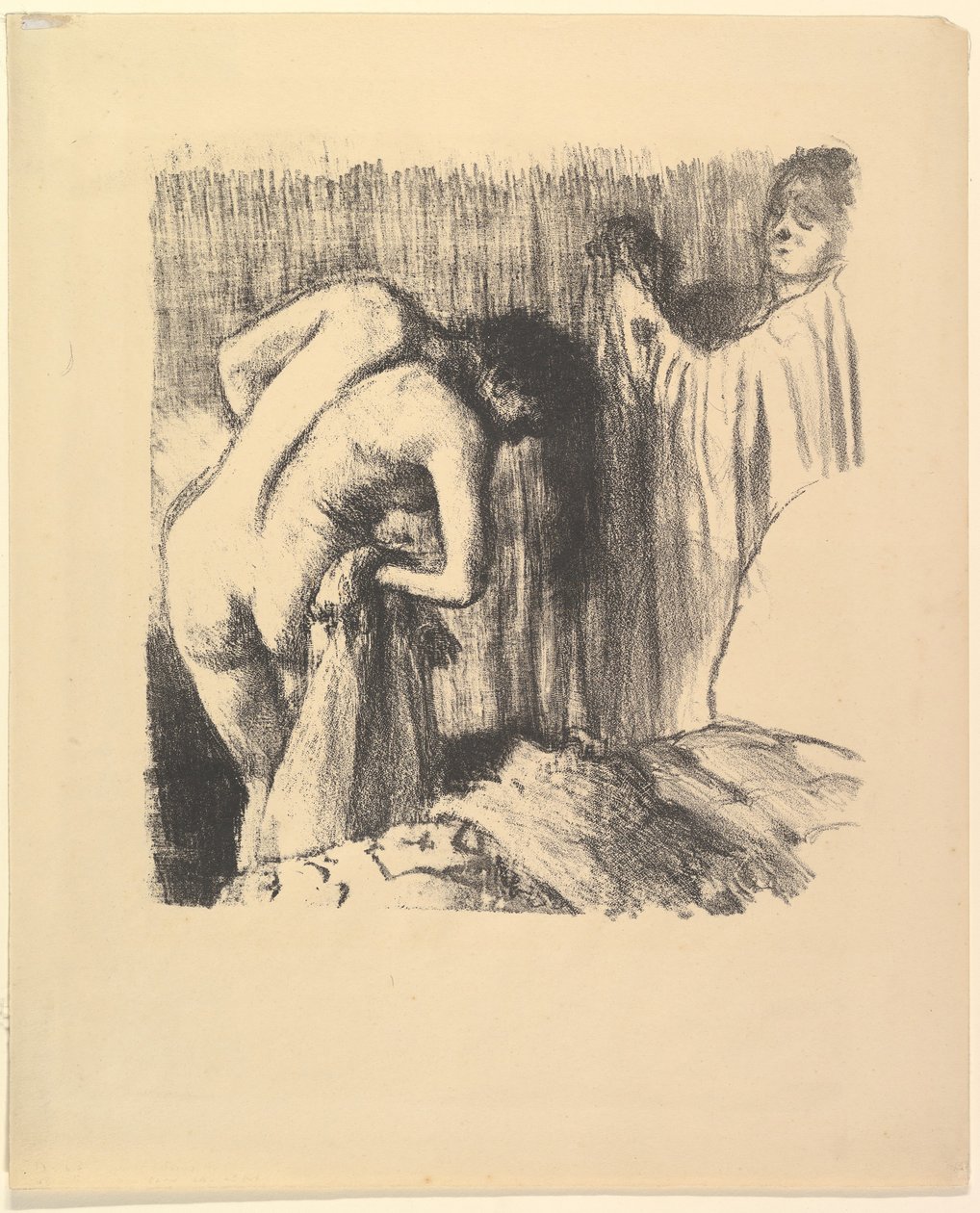 Efter badet III, 1891-92. av Edgar Degas