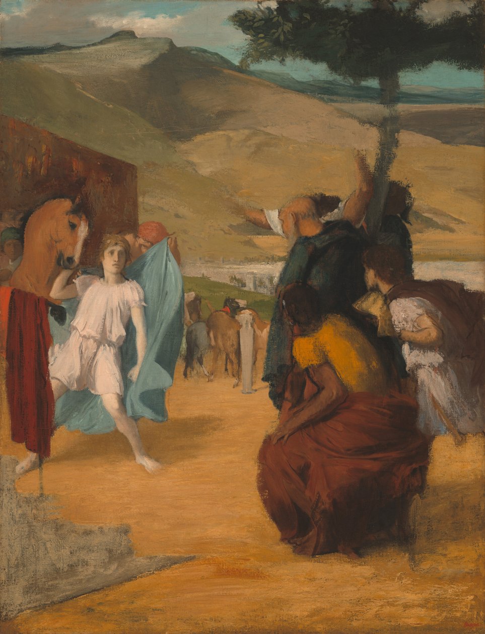Alexander och Bucephalus av Edgar Degas