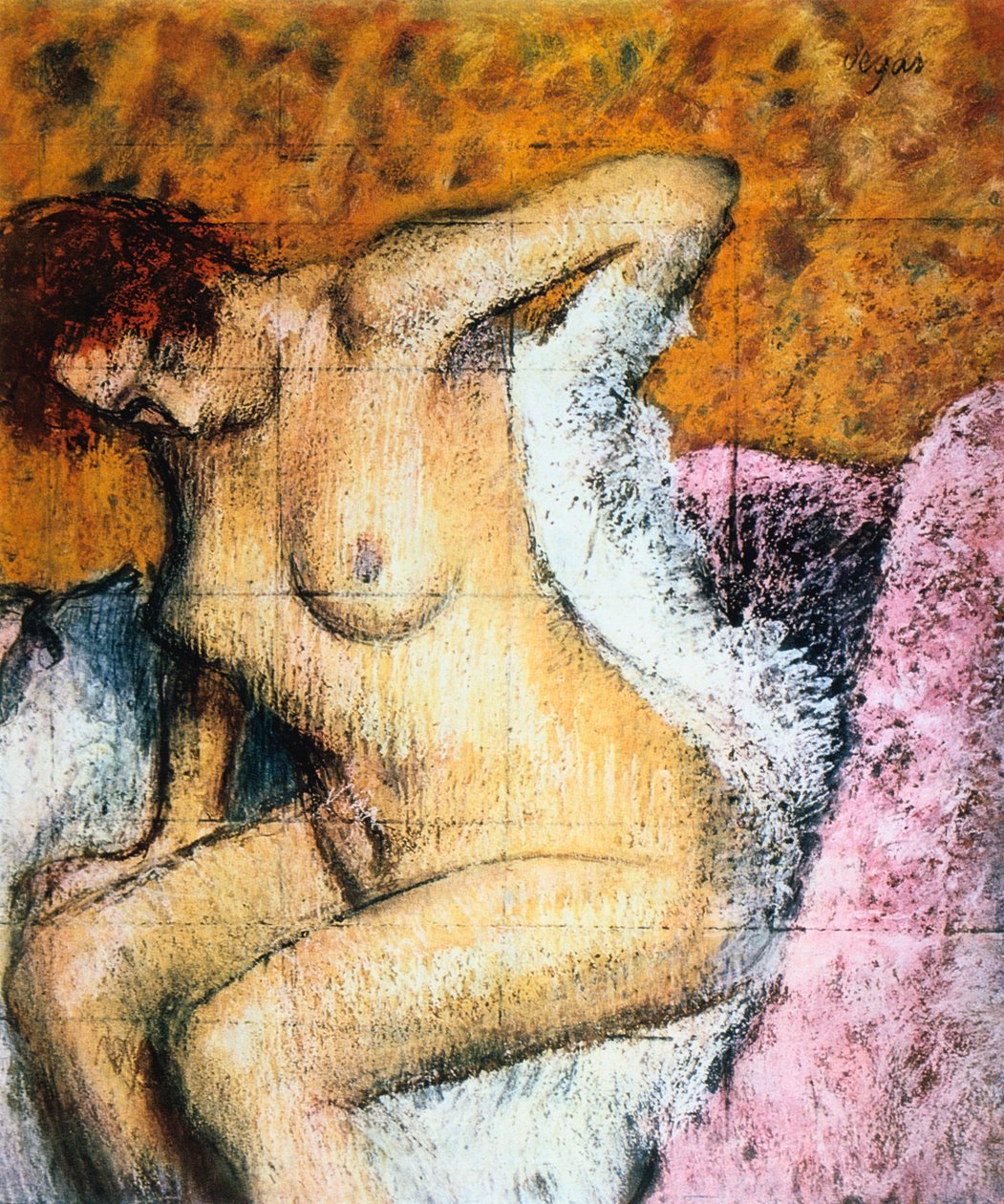 Apres le Bain efter badet, c1895 av Edgar Degas