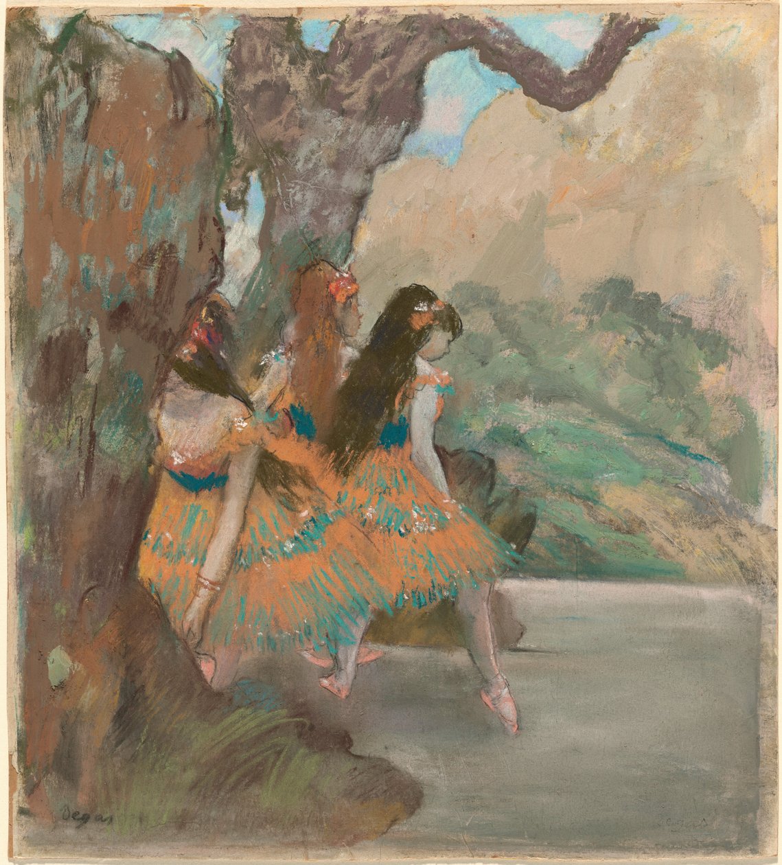 Balettdansare, ca. 1877. av Edgar Degas