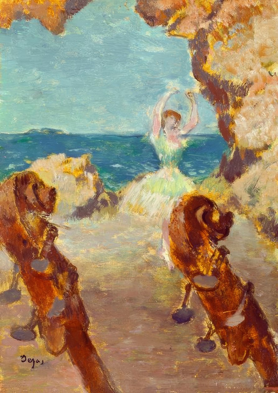 Balett teater av Edgar Degas