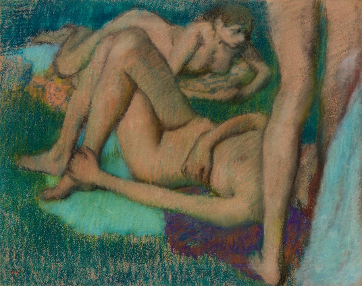 Badgäster av Edgar Degas