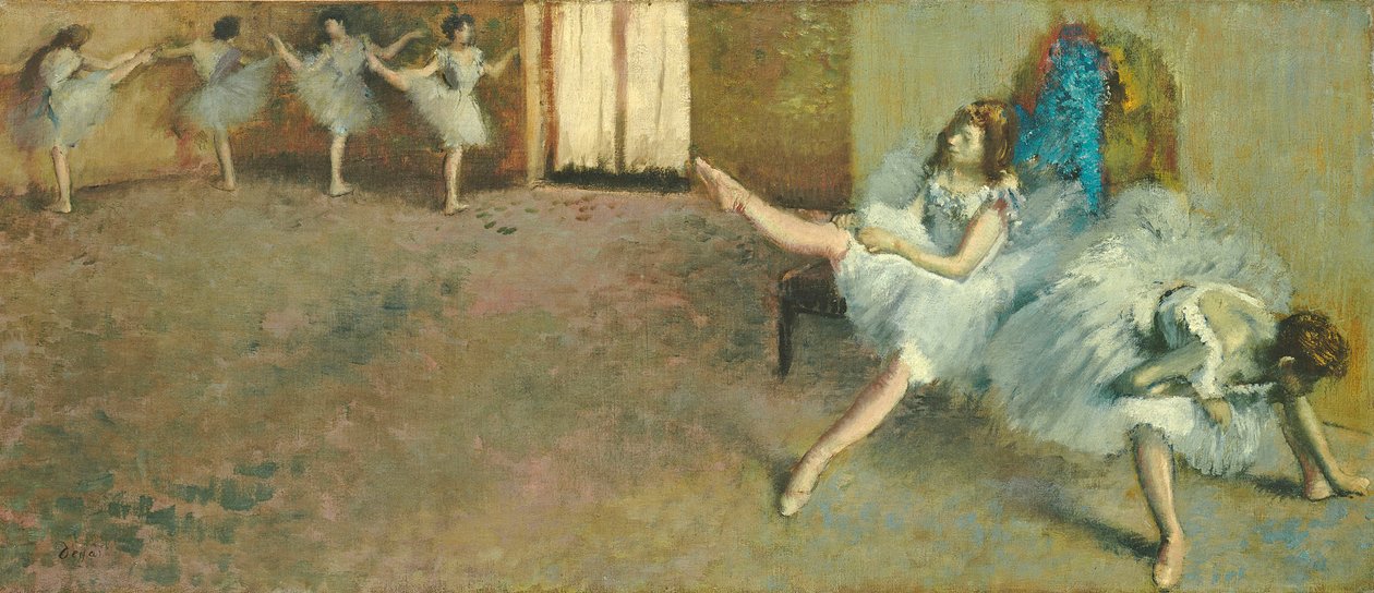 Före baletten av Edgar Degas