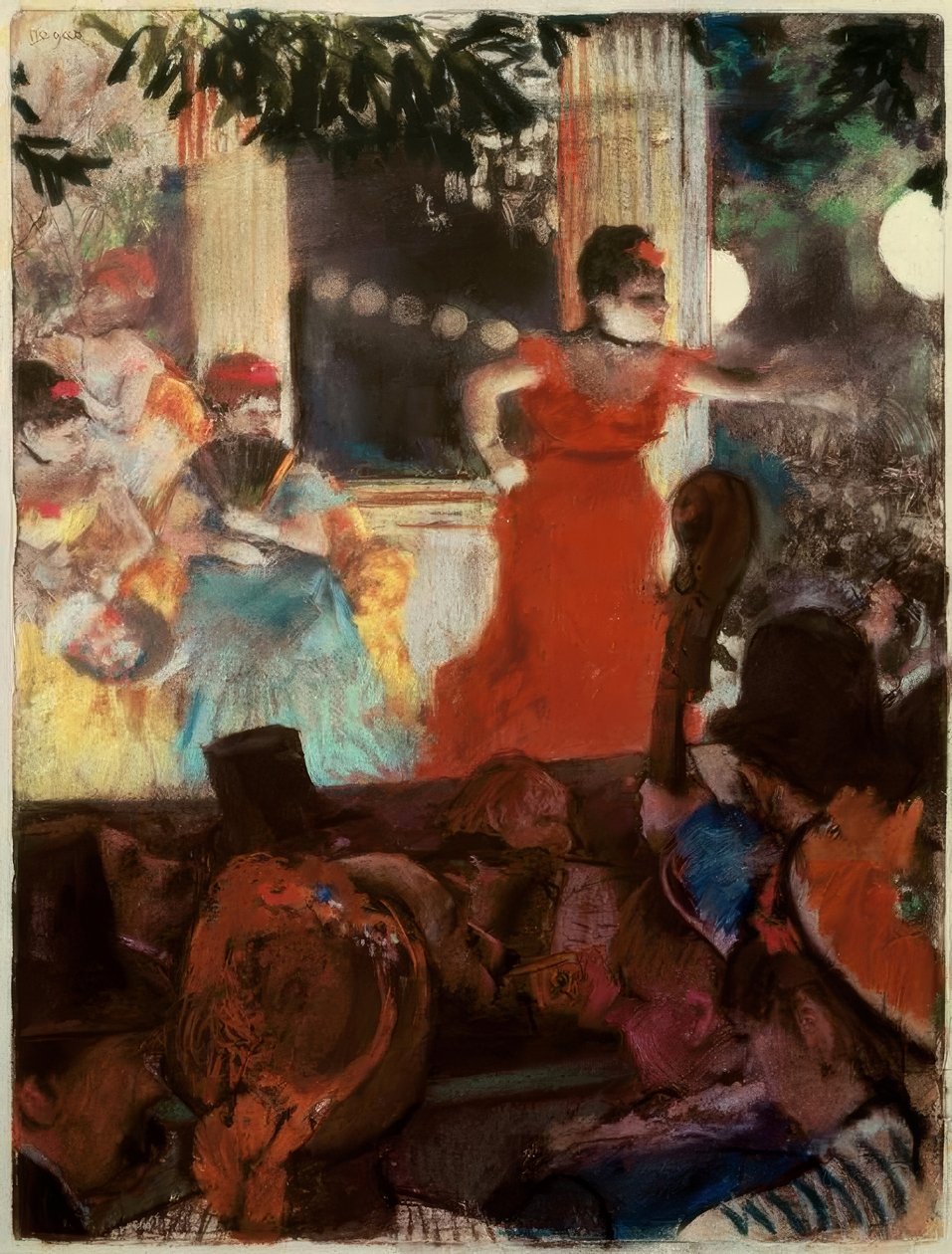 Café-konsert på Ambassadors av Edgar Degas