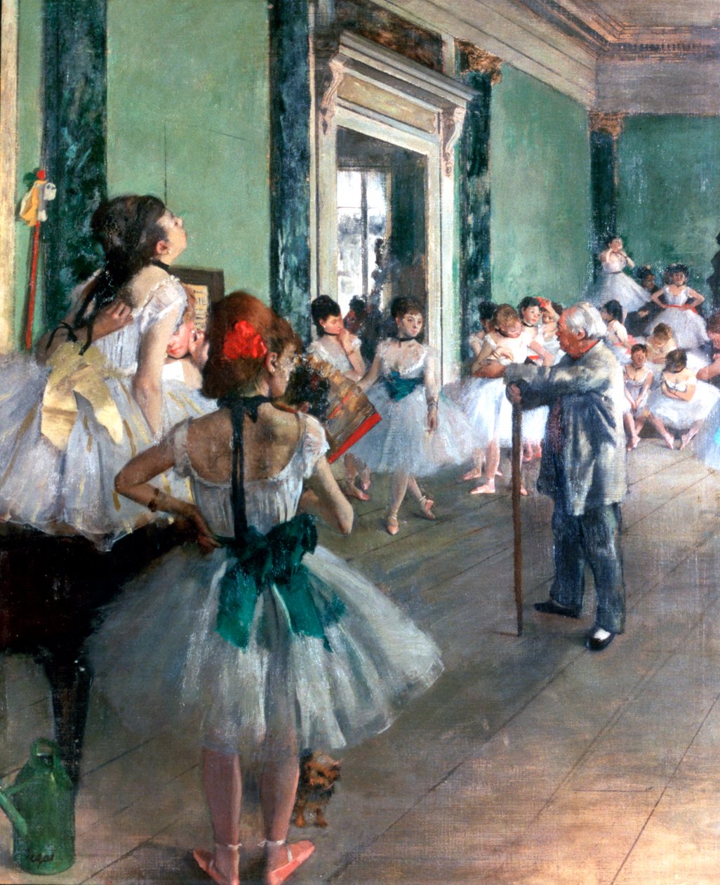 Dansklass, 1874 av Edgar Degas