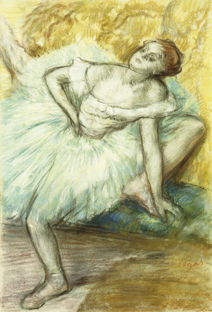 att dansa; Dansare, 1897-1900 av Edgar Degas