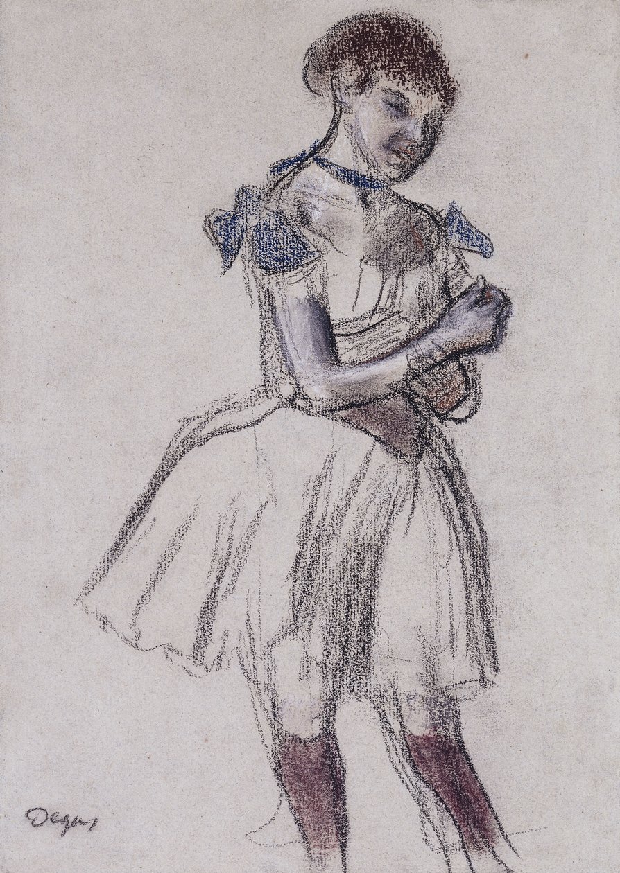 att dansa; Dansare, ca 1880 av Edgar Degas