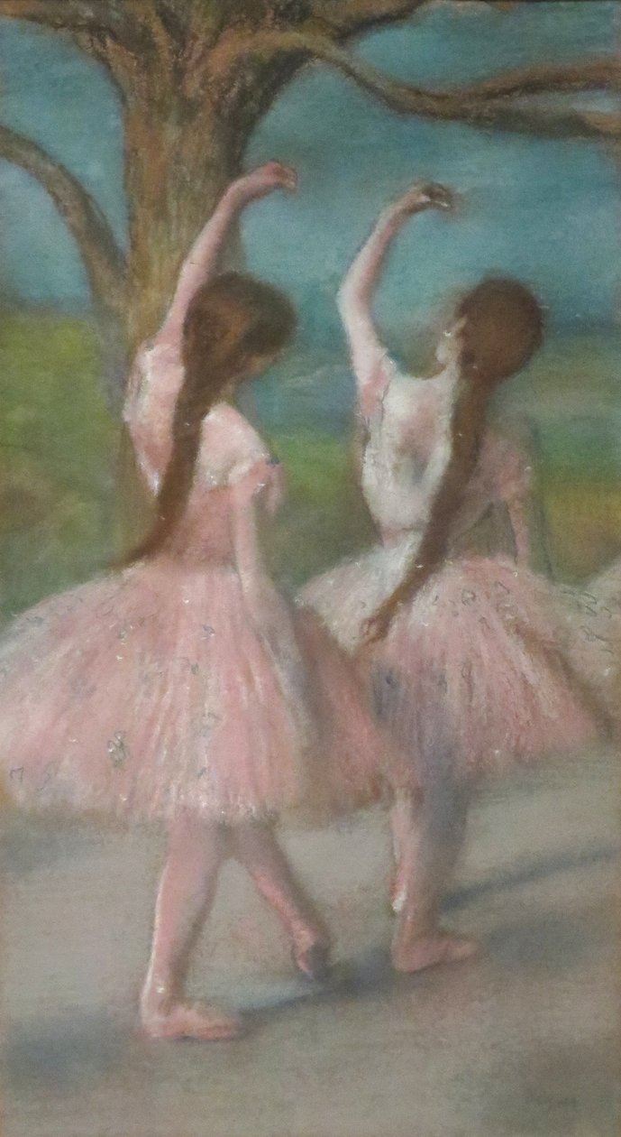 Dansare i rosa av Edgar Degas