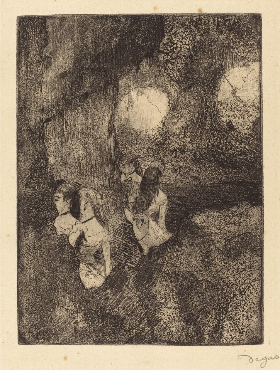 Dancers in the Wings av Edgar Degas