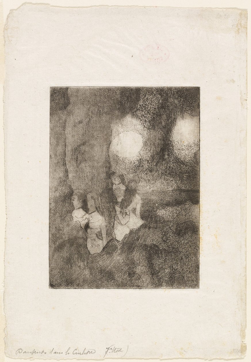 Dancers in the Wings av Edgar Degas