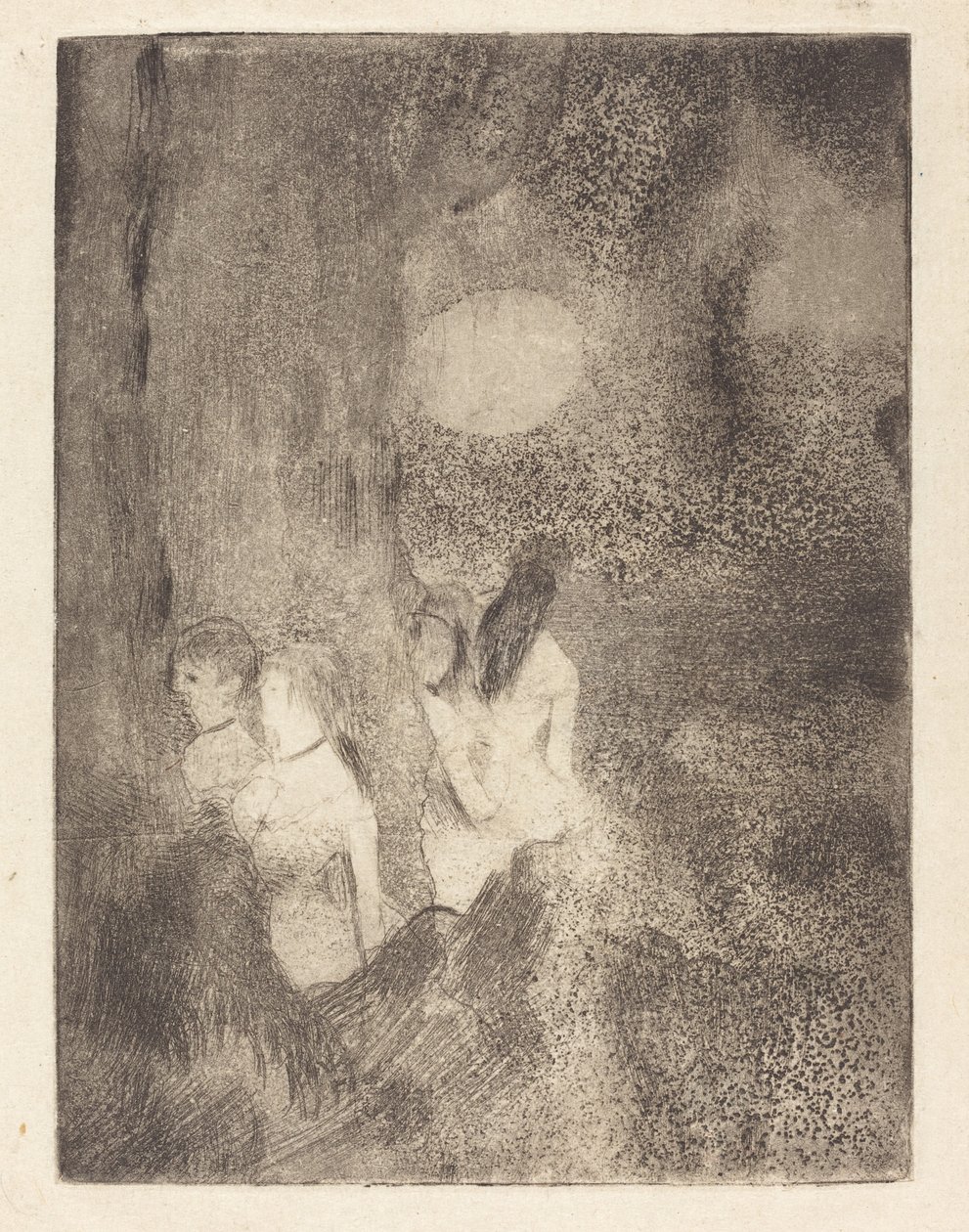 Dansare i vingarna, 18791880. av Edgar Degas