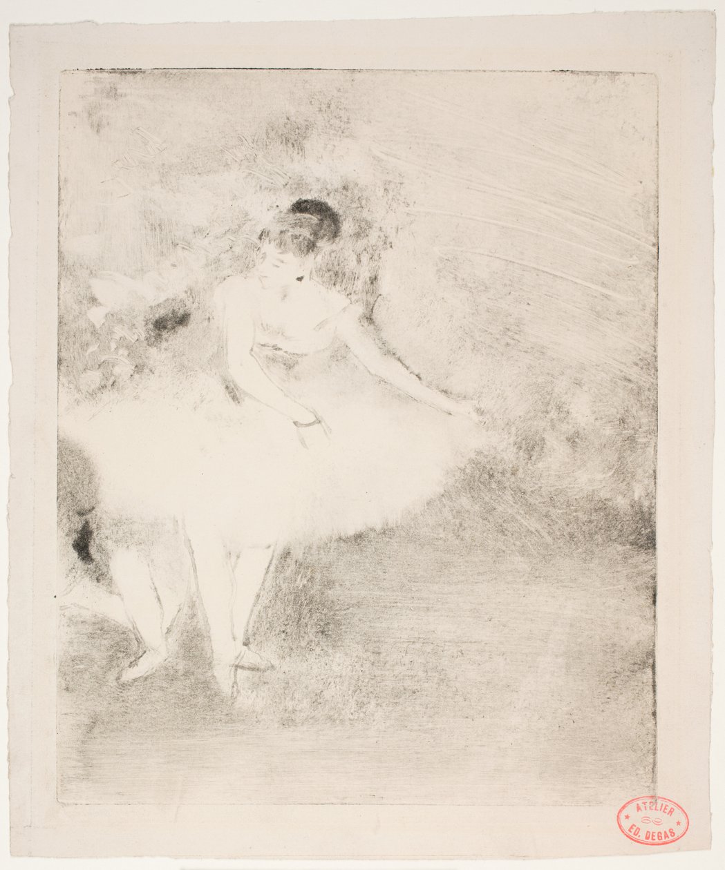Dansar på scenen av Edgar Degas