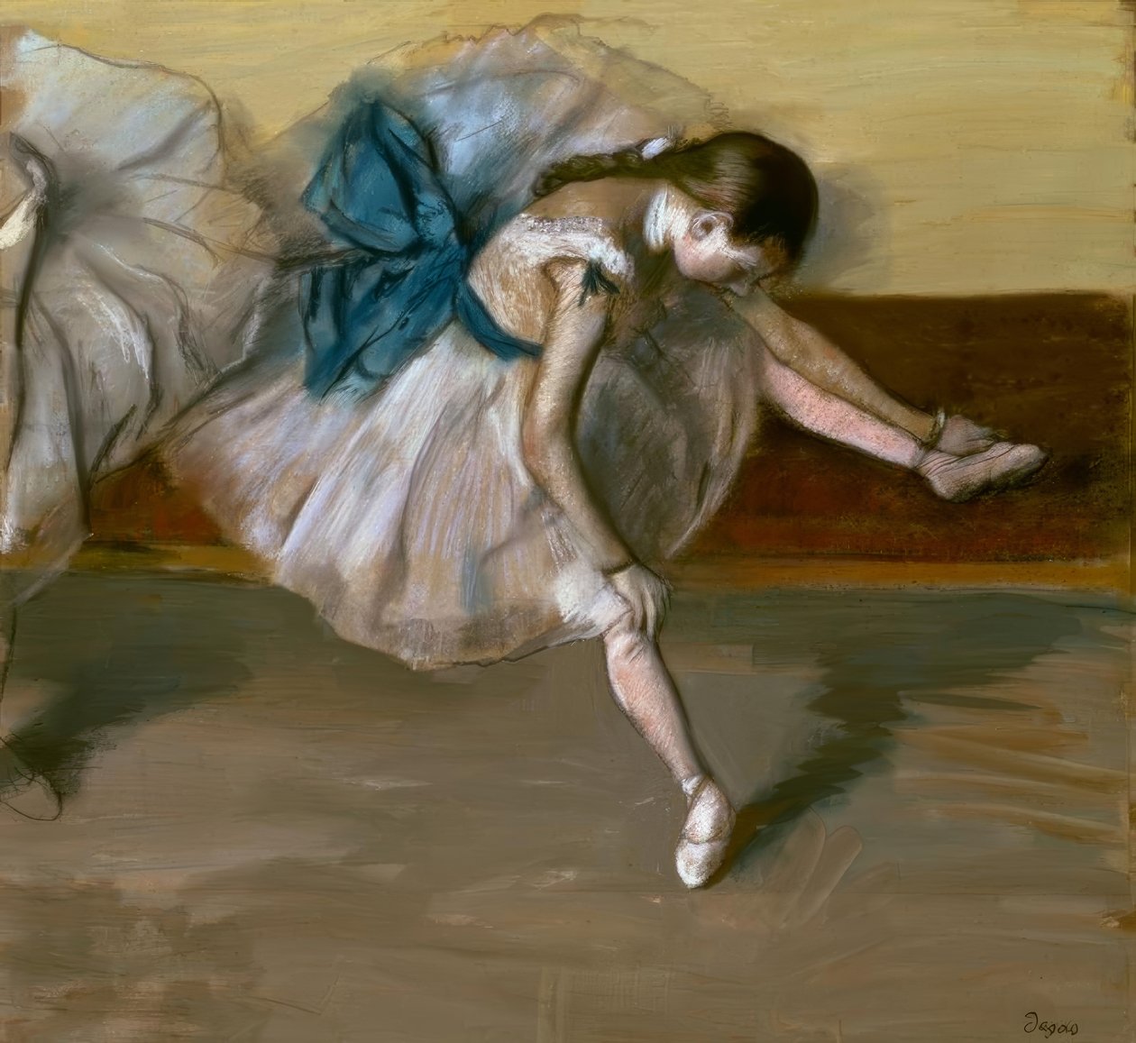 Dansare i vila av Edgar Degas