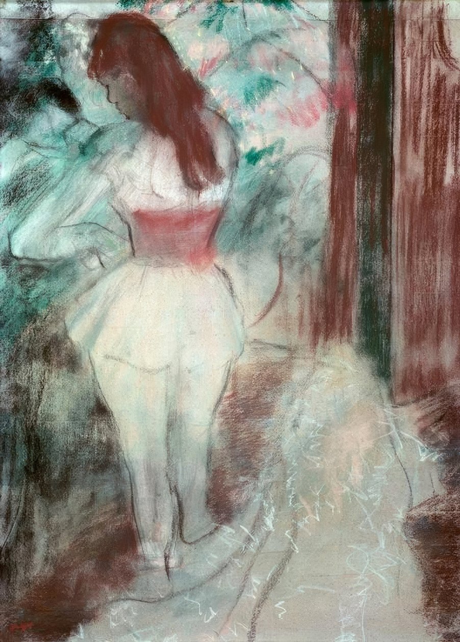 Dansarförklädning av Edgar Degas
