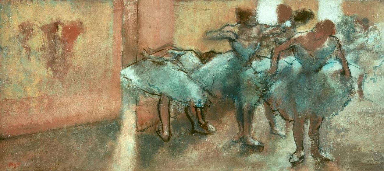 Dansare i foajén av Edgar Degas