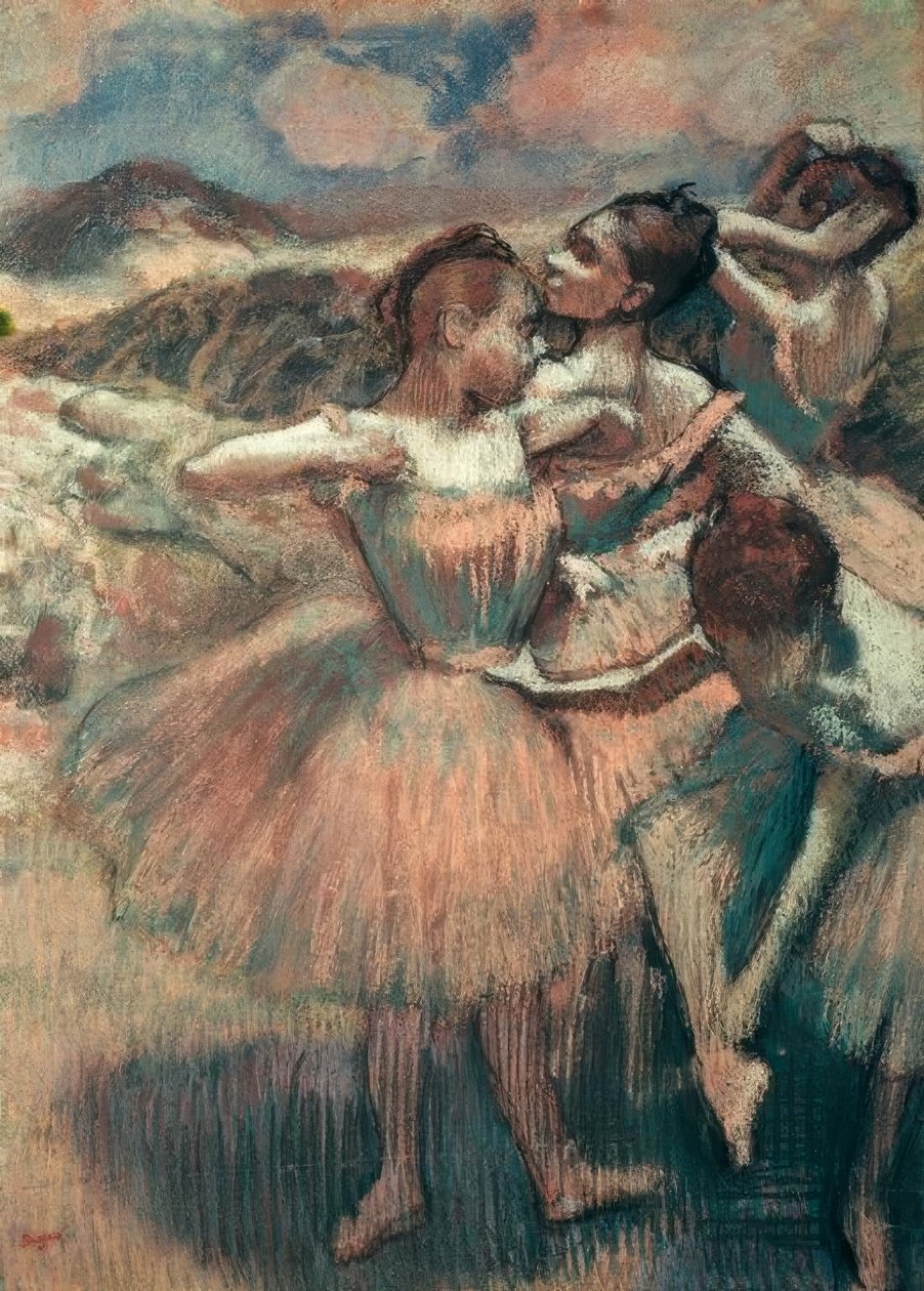 Dansare, laxkjolar av Edgar Degas