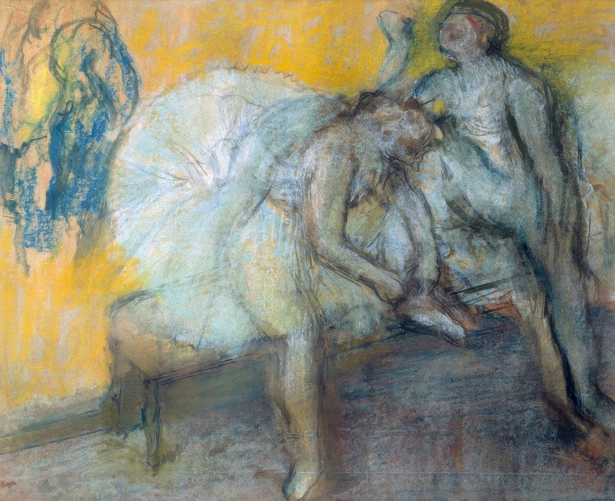 Två dansare i vila av Edgar Degas