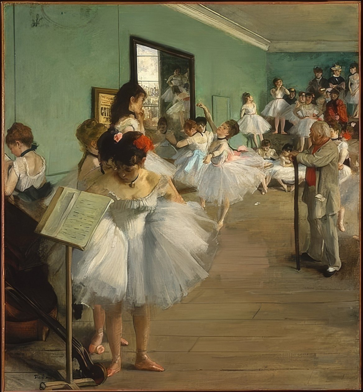 Danslektionen. 1874 av Edgar Degas