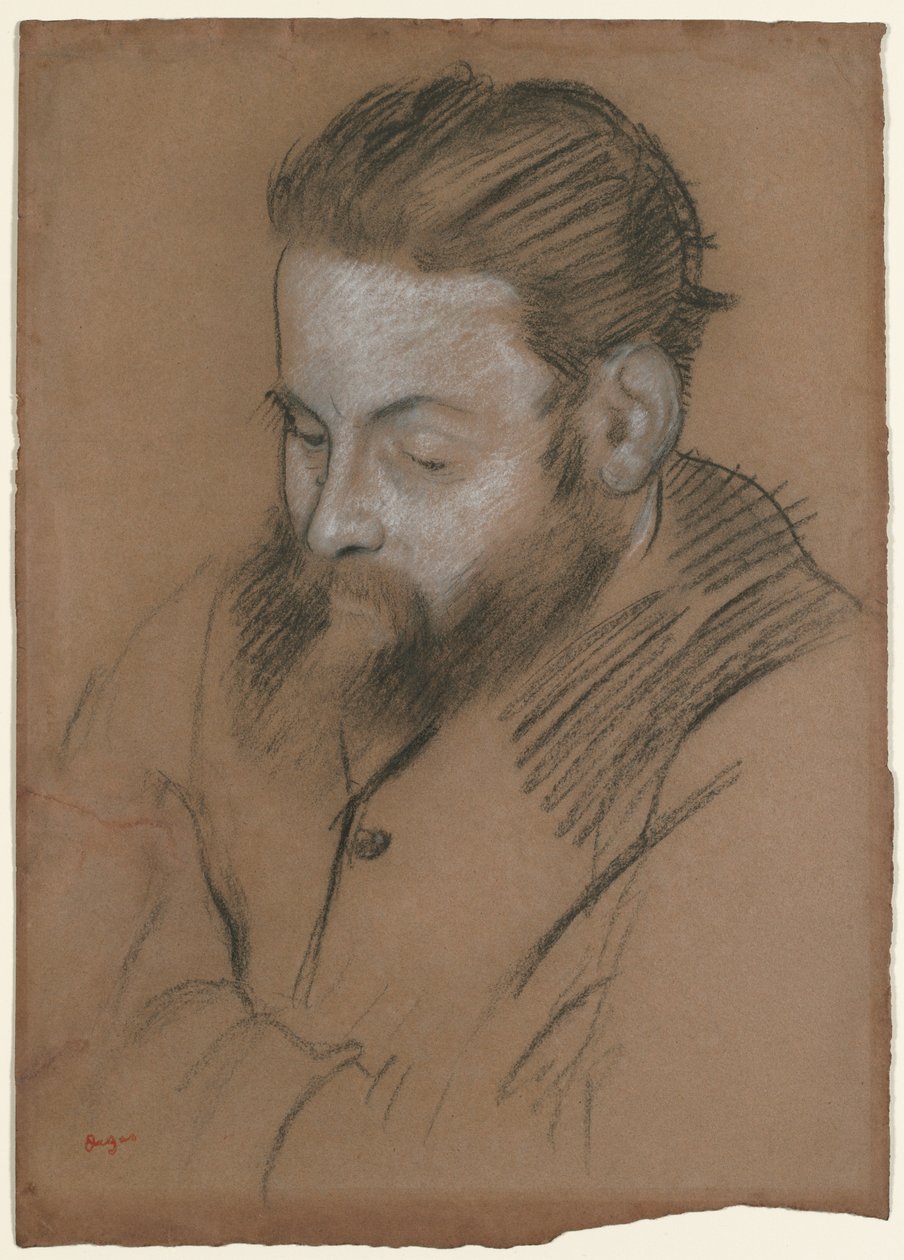 Diego Martelli, 1879. av Edgar Degas