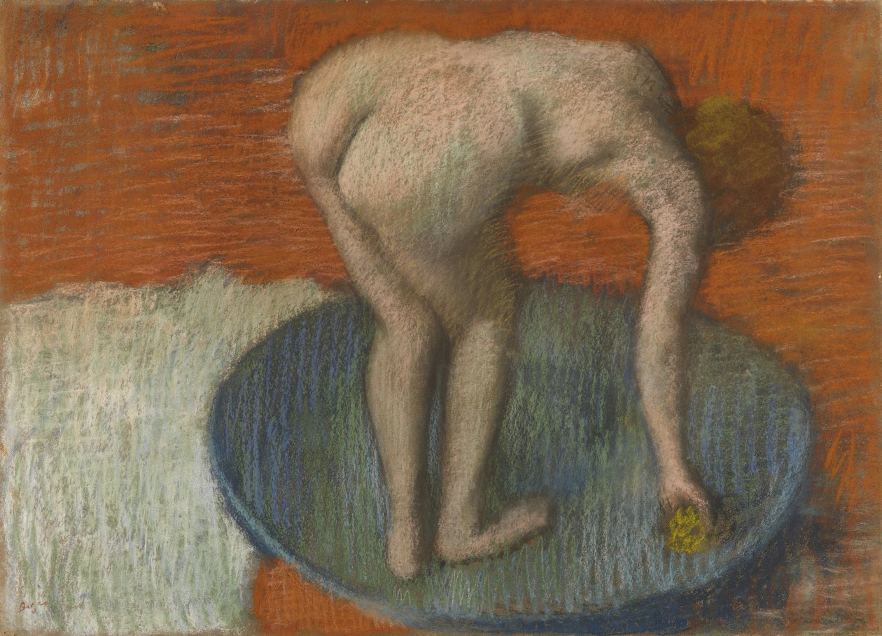 Kvinna vid badkaret av Edgar Degas