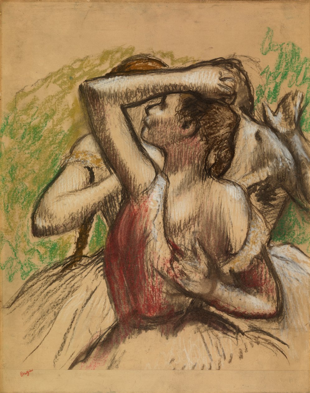 Grupp av dansare av Edgar Degas