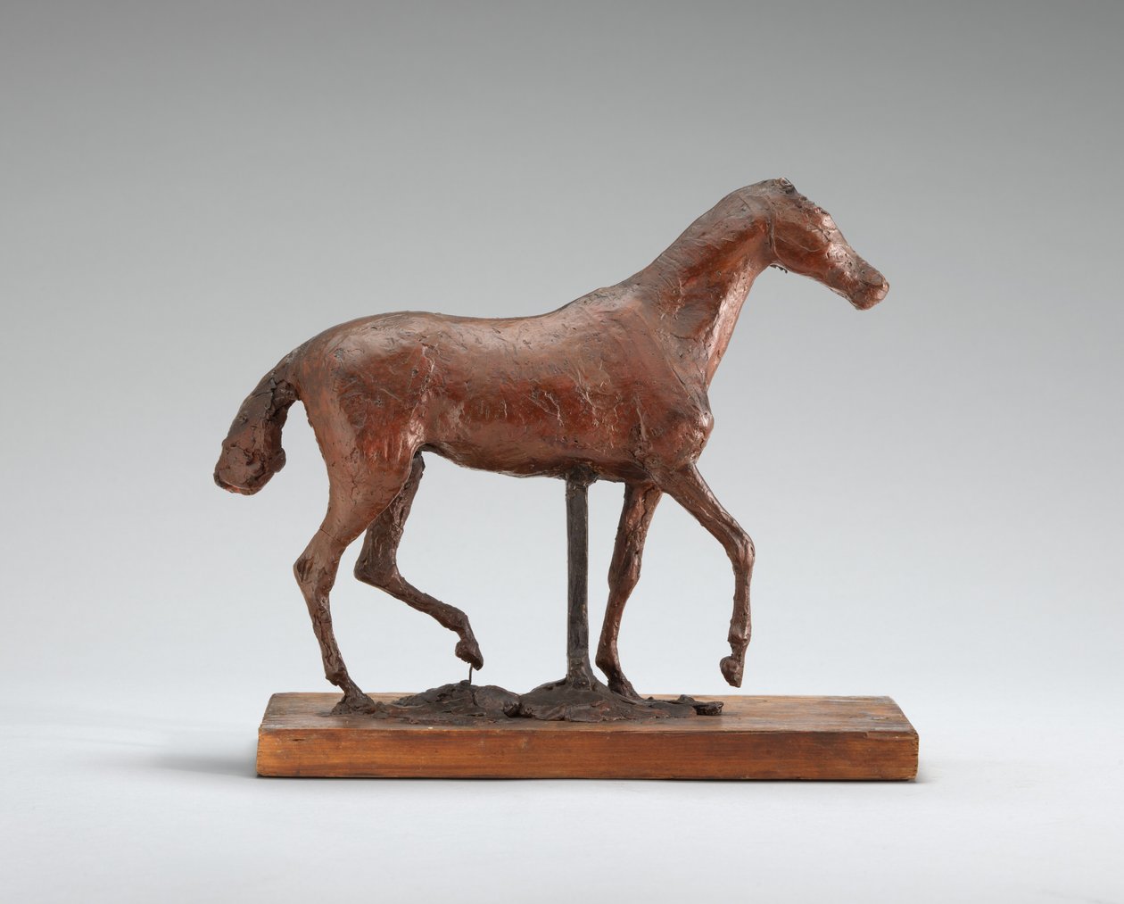 Hästvandring, möjligen tidigt 1870-tal. av Edgar Degas