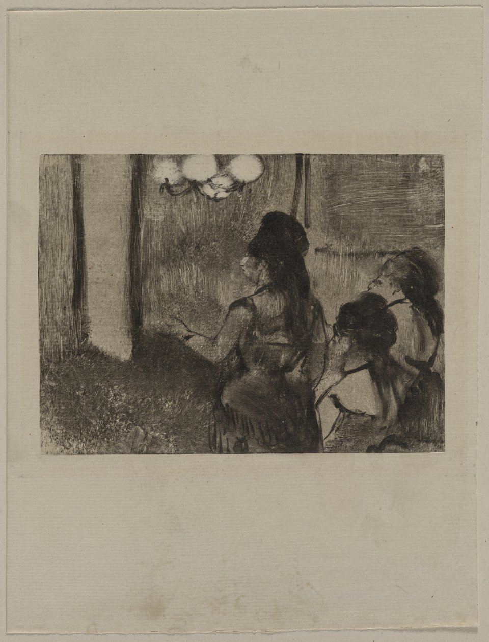I salongen, ca. 1880-talet. av Edgar Degas
