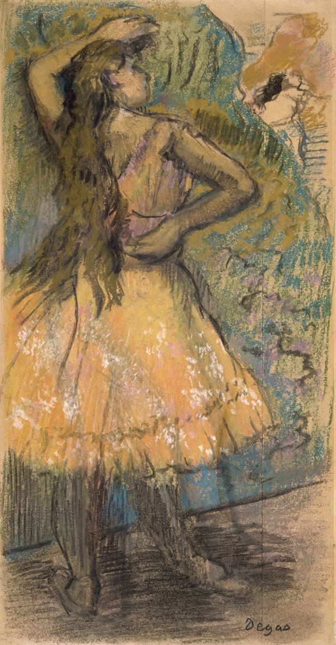 Dansaren, ca 1888 (pastell på papper) av Edgar Degas