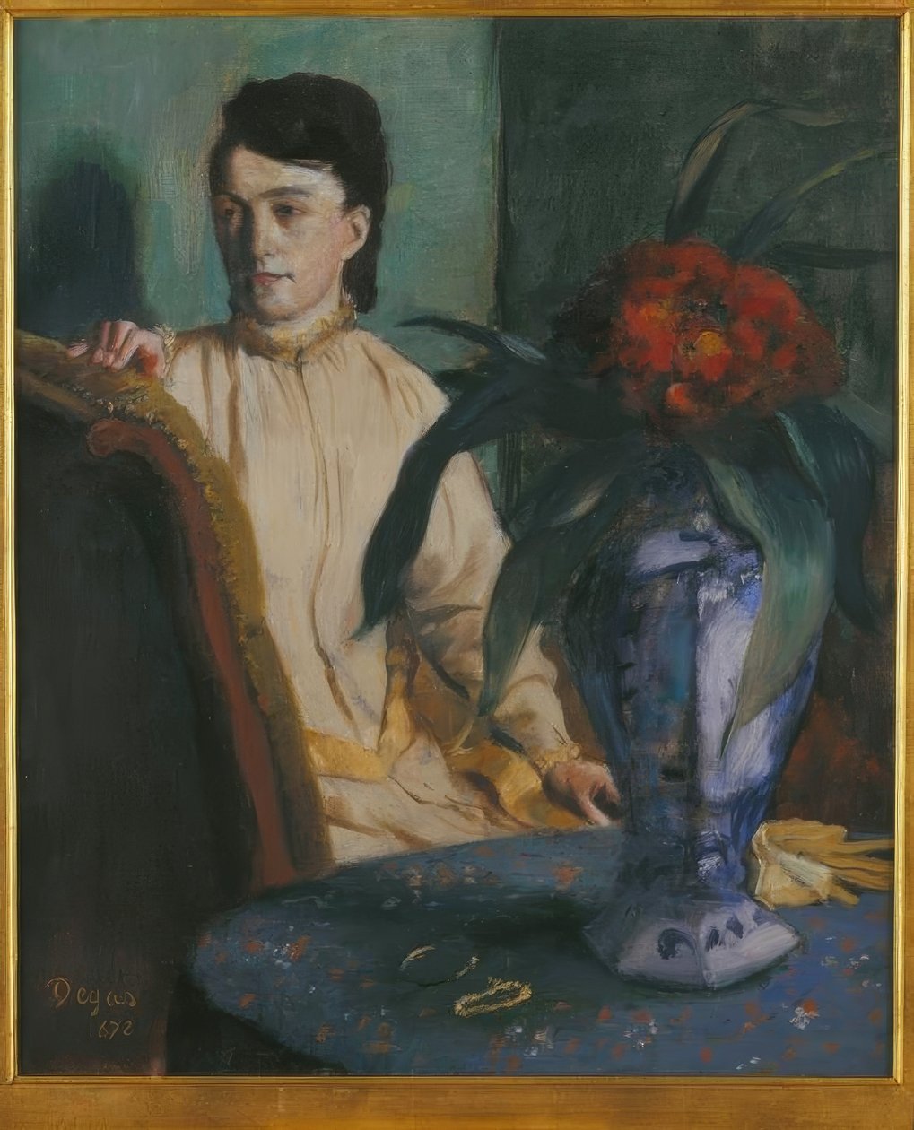 Kvinnan med vasen av Edgar Degas