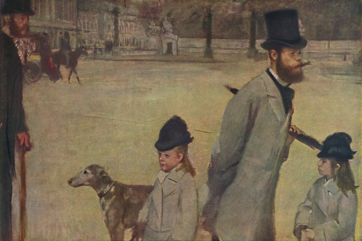 Viscount Lepic, 1875, 1937. av Edgar Degas