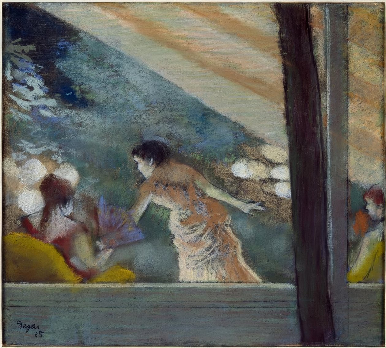 Cafékonserten till ambassadörerna av Edgar Degas