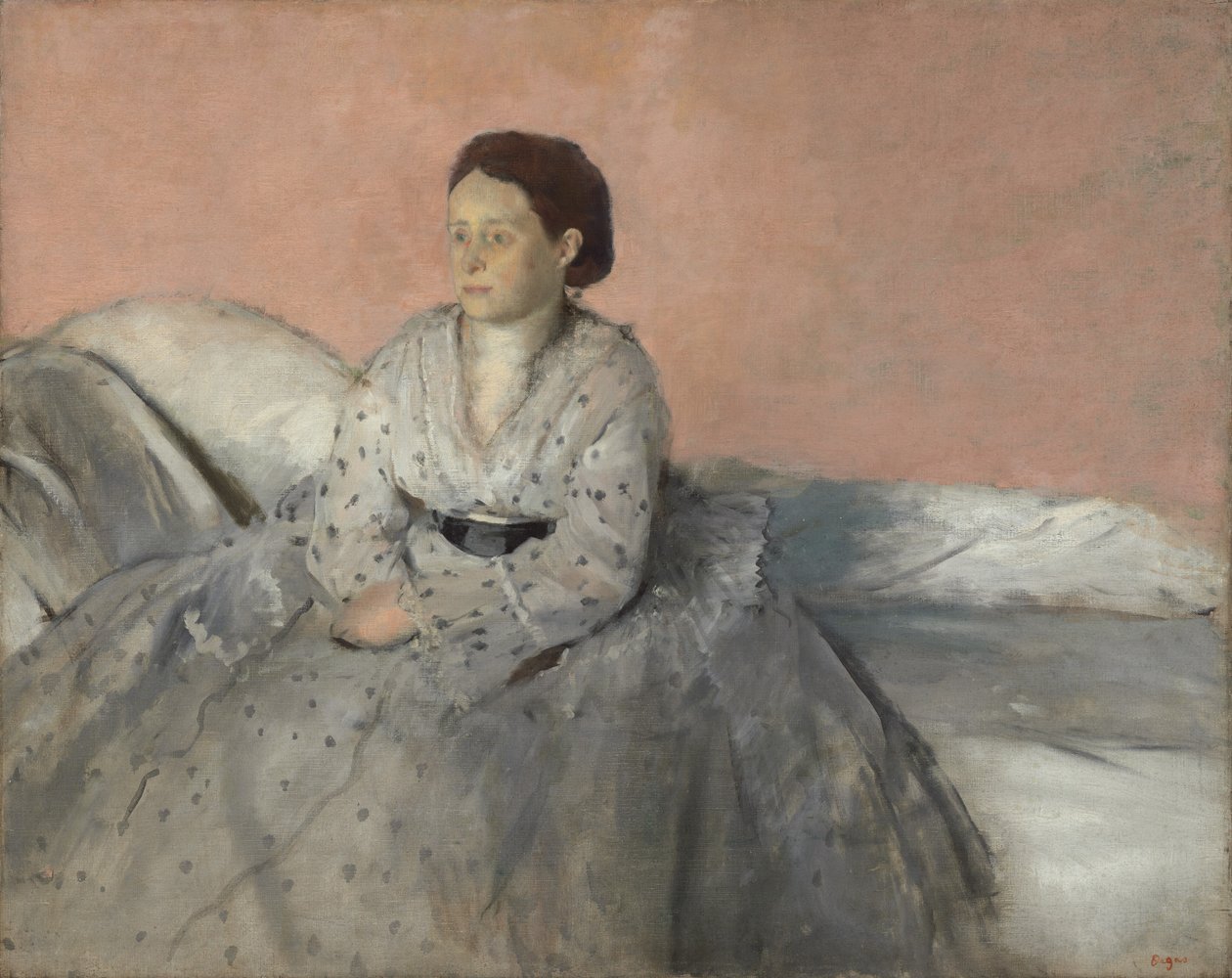 Madame Rene de Gas, 18721873. av Edgar Degas