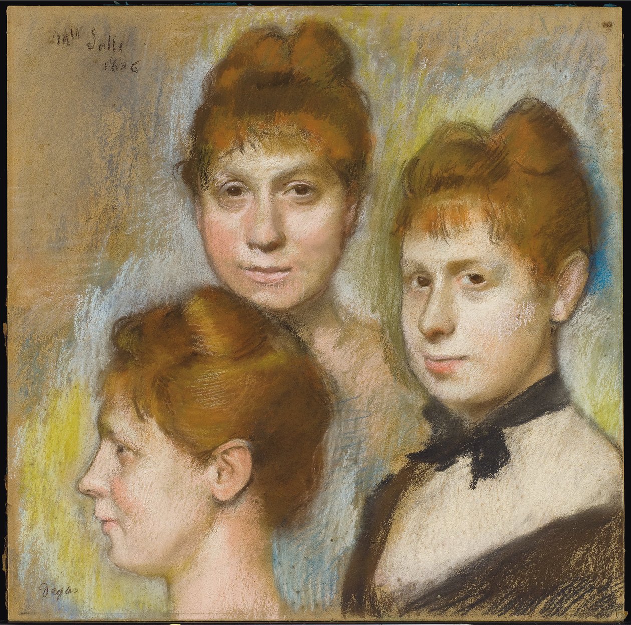 Fröken Hall, 1886 av Edgar Degas