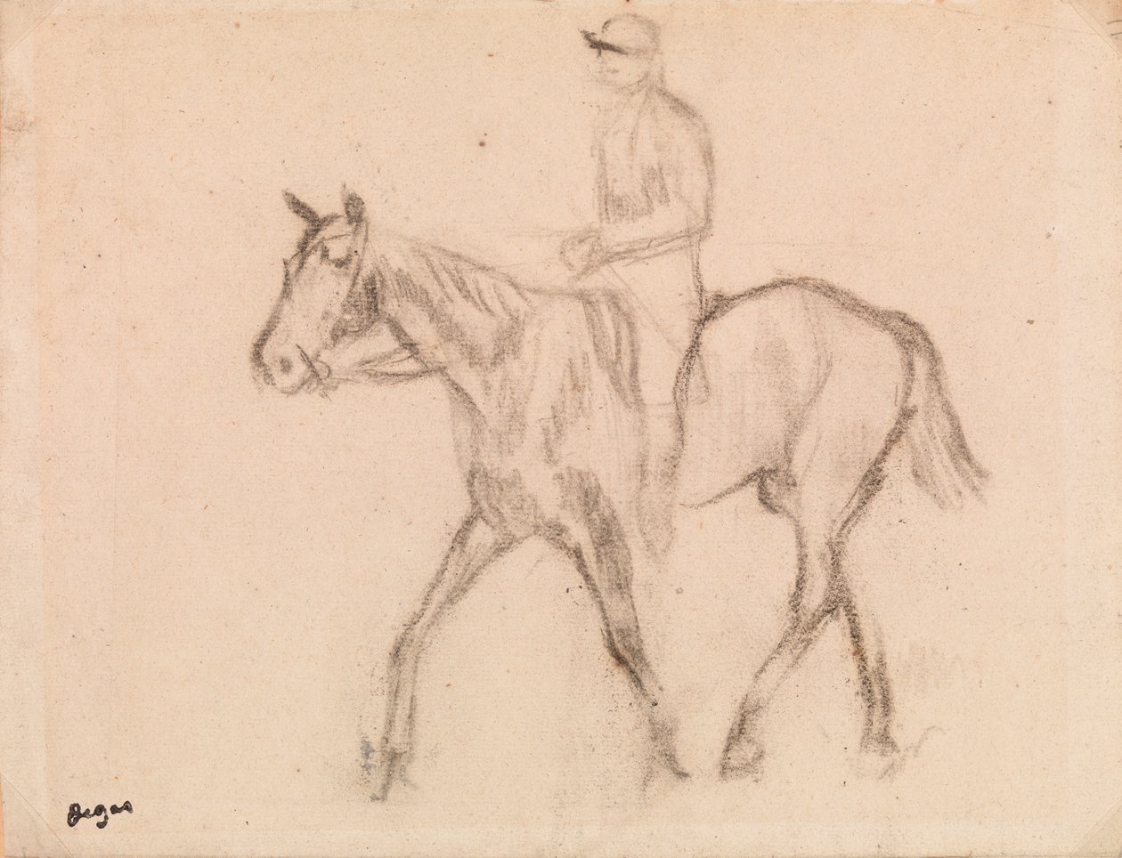 Man till häst av Edgar Degas