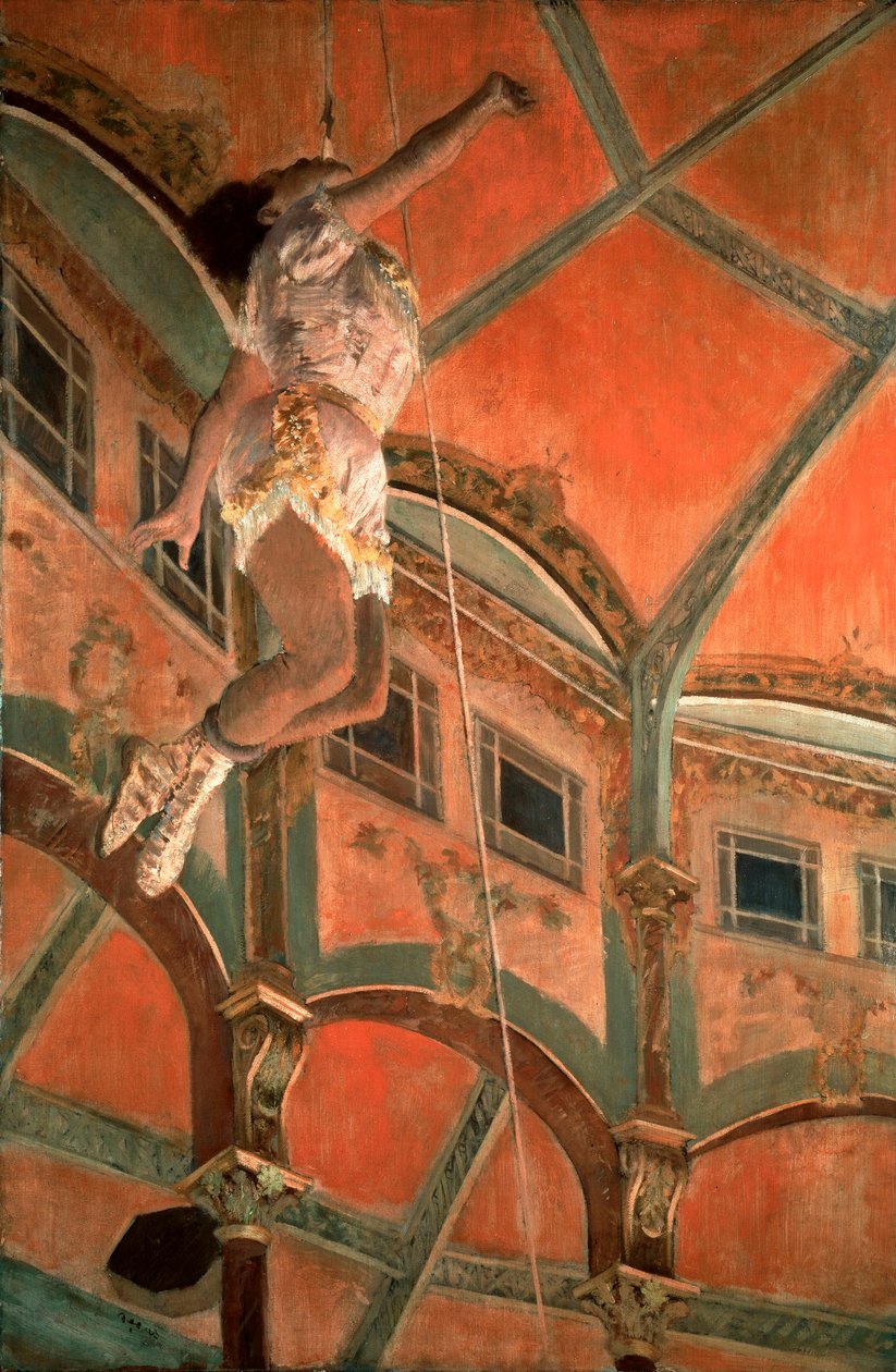 Fröken Lala på Fernando Circus av Edgar Degas