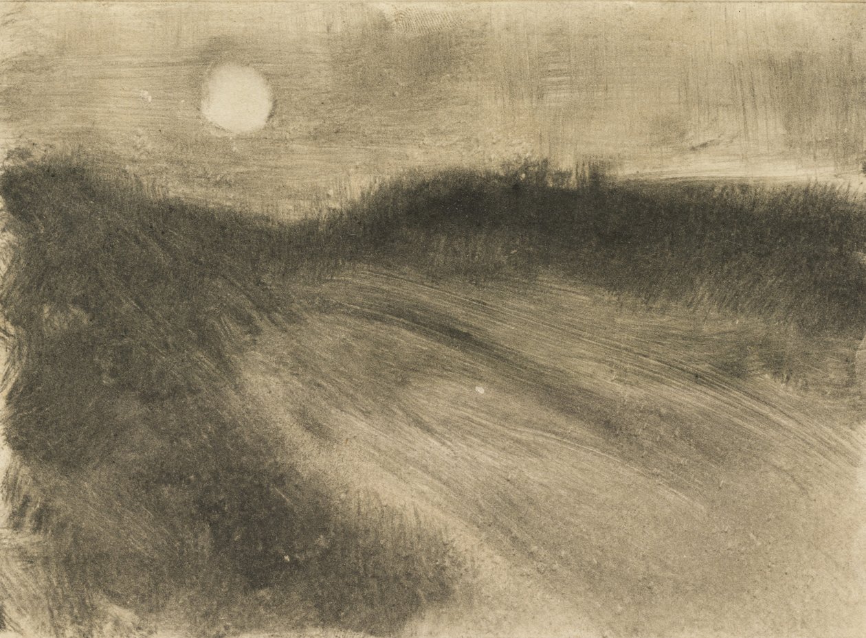 Moonrise, c.1880 av Edgar Degas