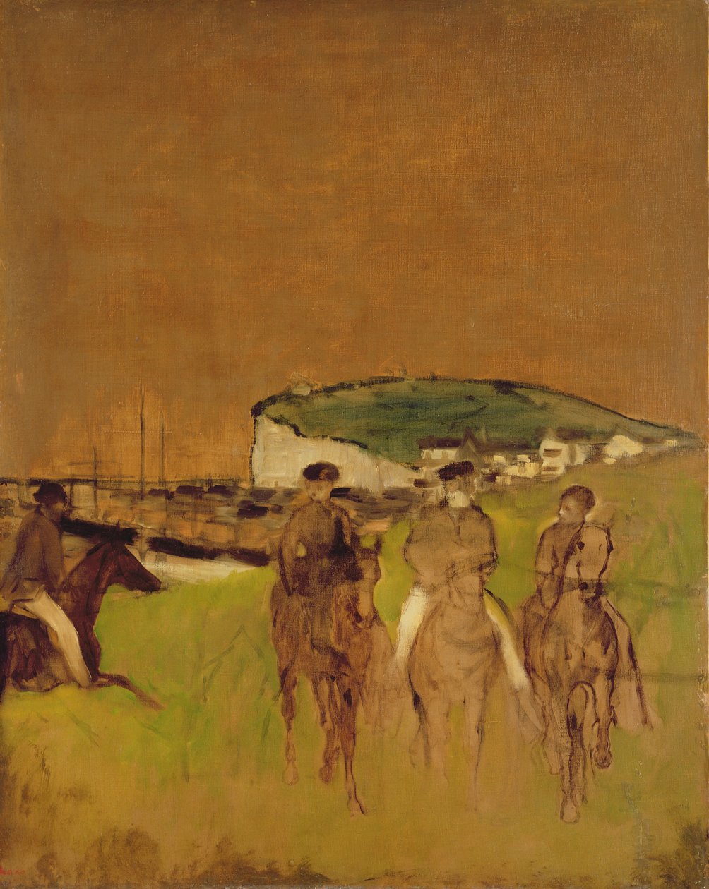 Morgonritt, ca 1866 av Edgar Degas