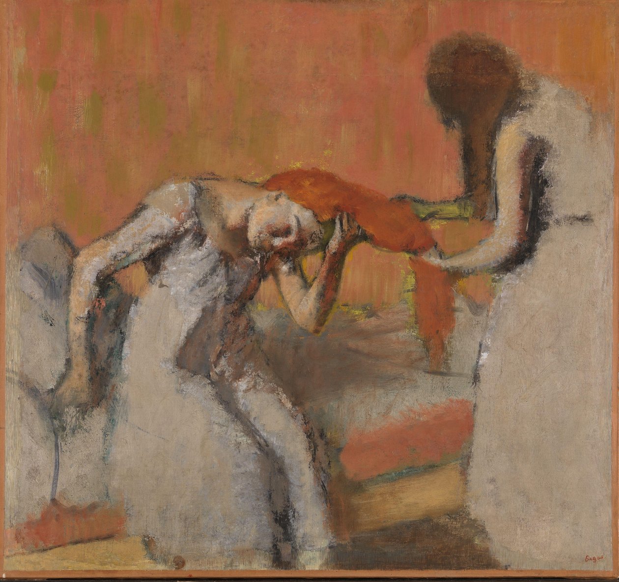 Morgontoalett av Edgar Degas