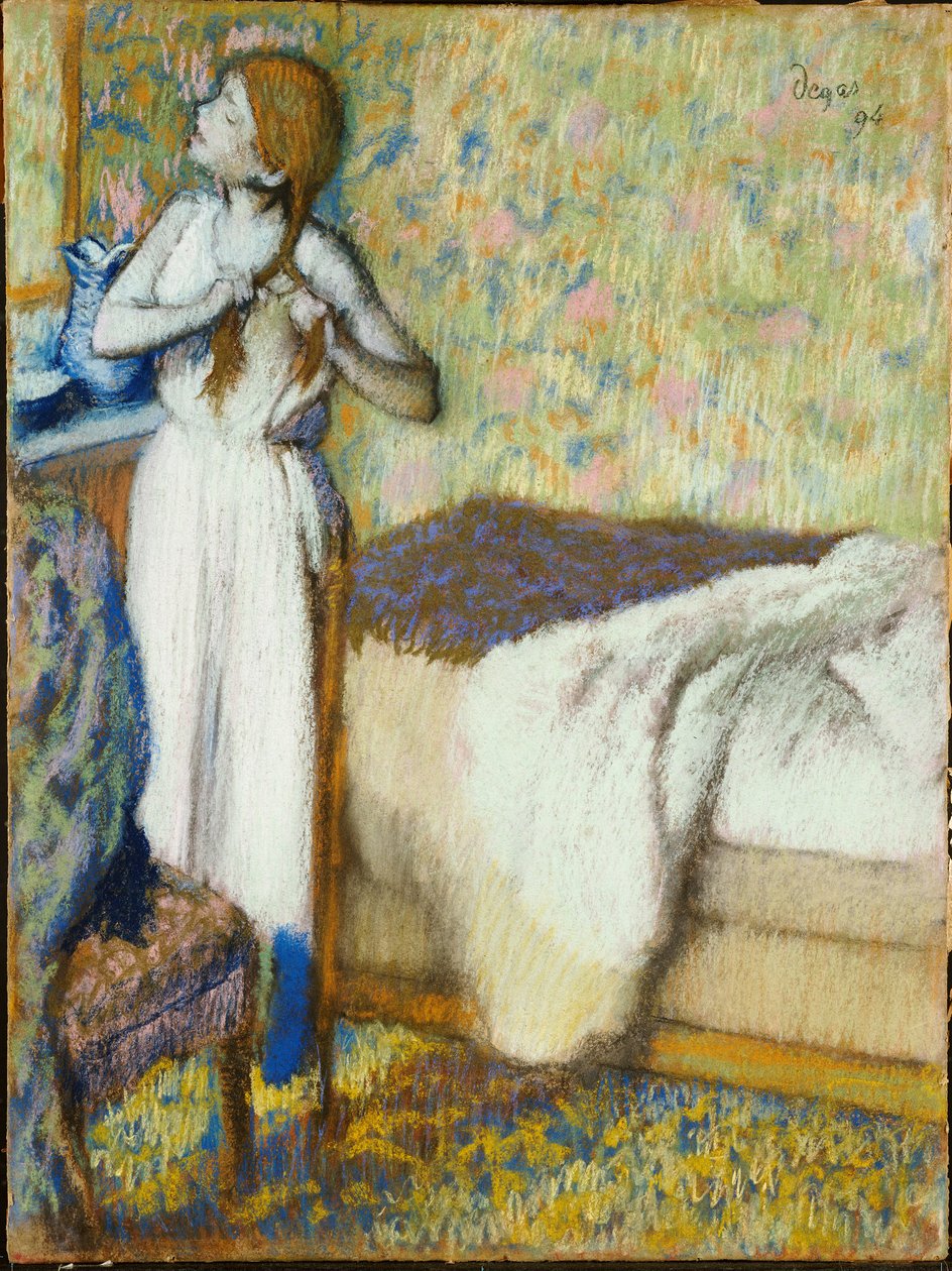 Morgontoalett, 1894 av Edgar Degas