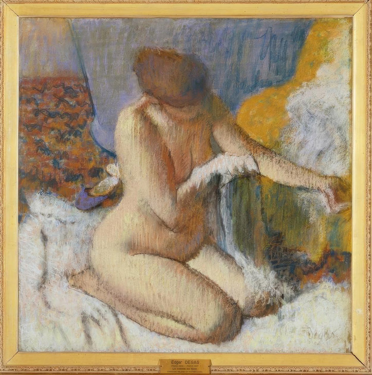 Naken efter bad av Edgar Degas