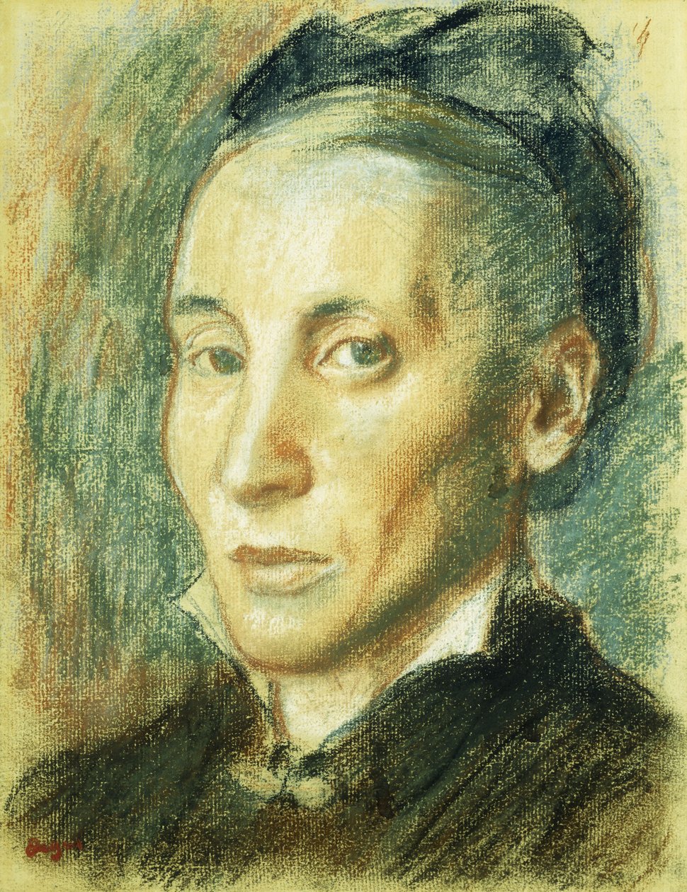 Porträtt av en kvinna, 1881-85 av Edgar Degas