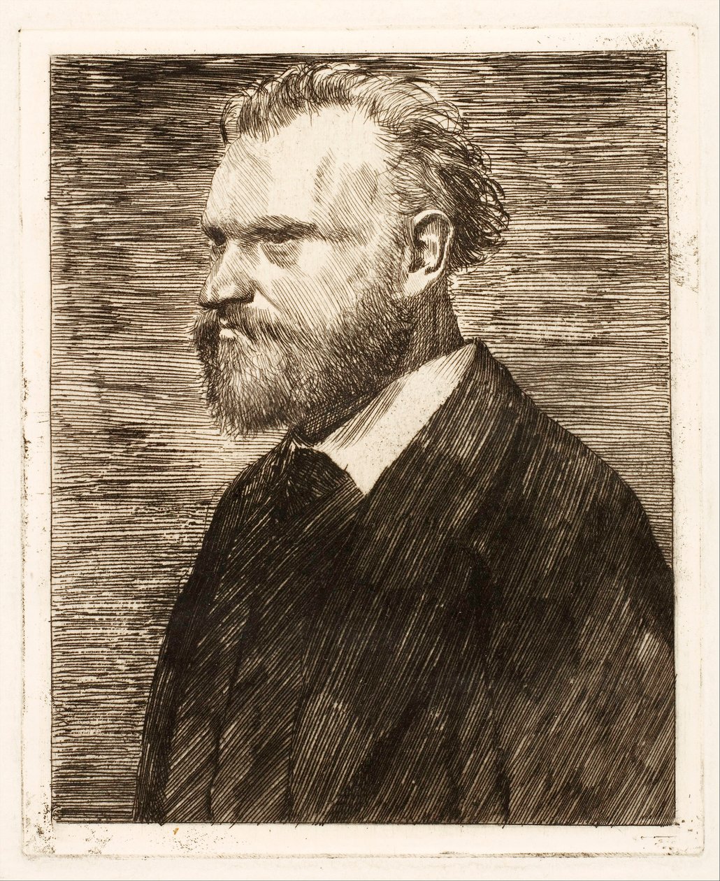 Porträtt av Edouard Manet, pub. 1864. av Edgar Degas