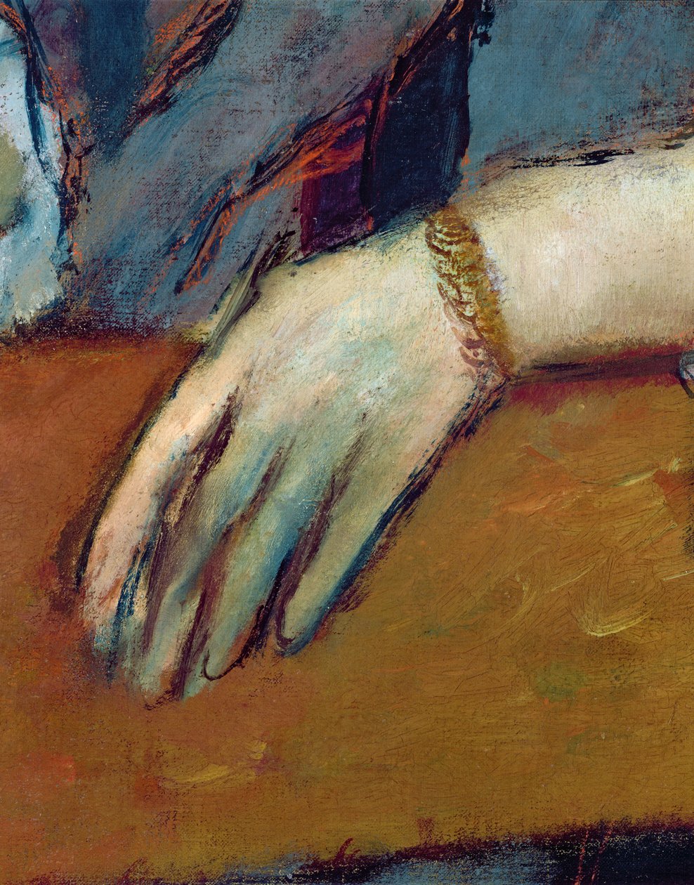 Porträtt av Helene Rouart (1886) (detalj) av Edgar Degas