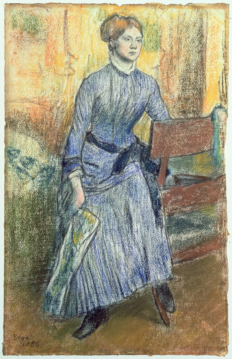 Porträtt av Helene Rouart av Edgar Degas