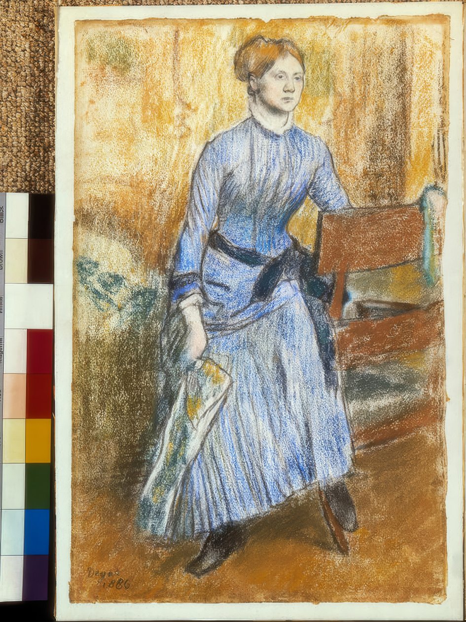 Porträtt av Hélène Rouart av Edgar Degas