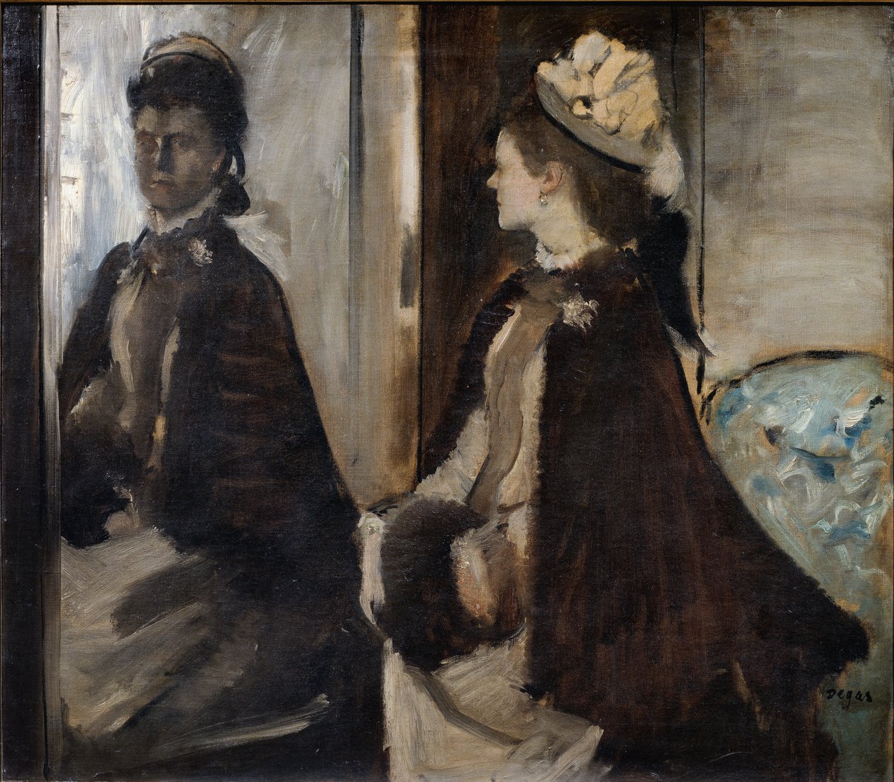 Porträtt av Madame Jeantaud av Edgar Degas