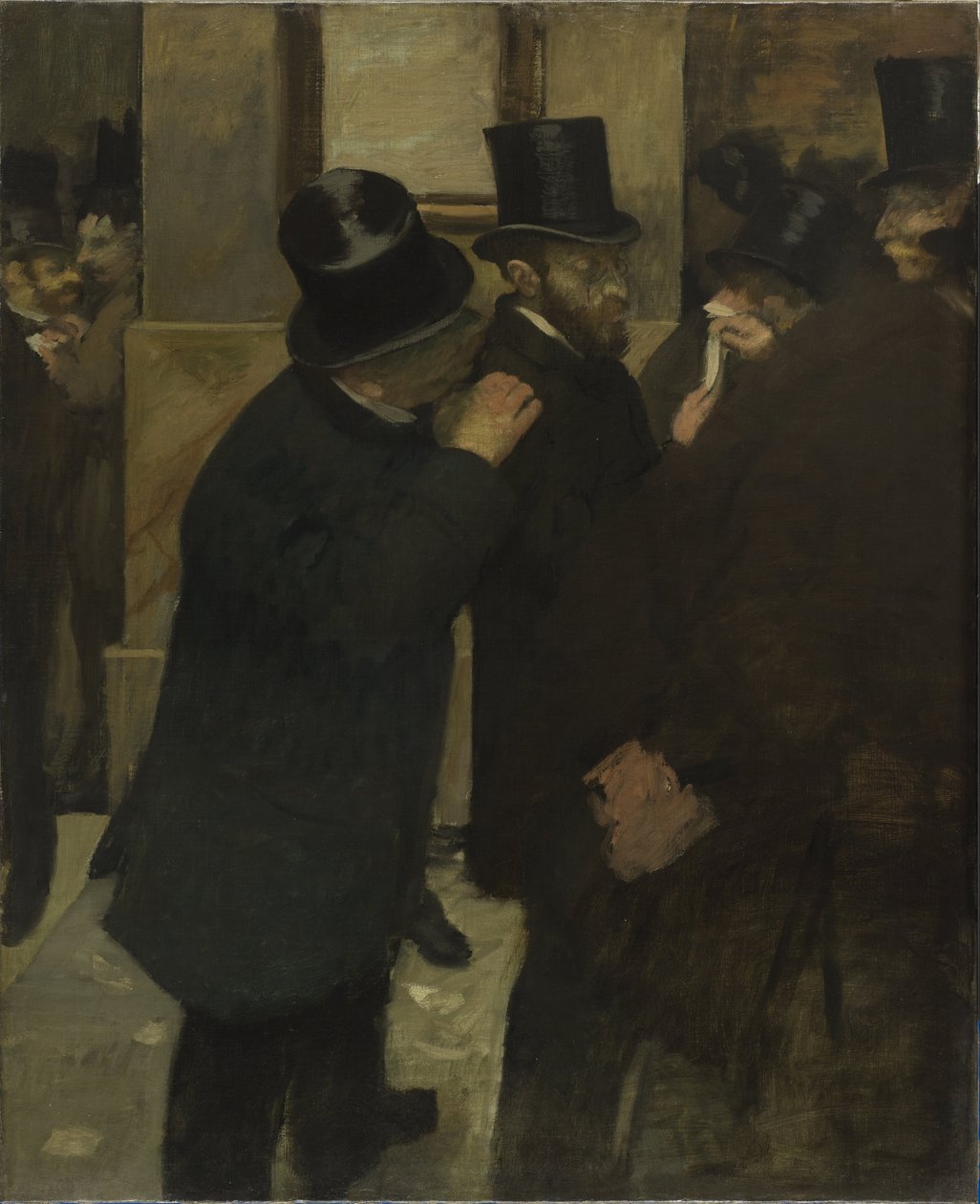 Porträtt på Börsen, 1878-1879 av Edgar Degas